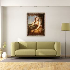 Tablou inramat - Elisabeth Louise Vigee-Lebrun - Contesa du Barry, 60 x 80 cm - Img 2