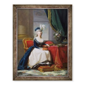 Tablou inramat - Elisabeth Louise Vigee-Lebrun - Marie-Antoinette 1755-93 1788, 60 x 80 cm