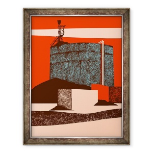 Tablou inramat - Eliza Southwood - containere, 60 x 80 cm
