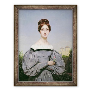 Tablou inramat - Emile Jean Horace Vernet - Portret De Louise Vernet 1814-45 Fiica Artistului, 70 x 90 cm