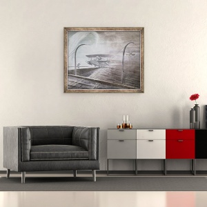 Tablou inramat - Eric Ravilious - Operatiuni pe, 70 x 85 cm - Img 2