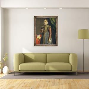 Tablou inramat - Federico Fiori Barocci - Quintilia Fischieri, 70 x 90 cm - Img 2