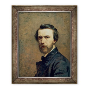 Tablou inramat - Fedor Andreevich Bronnikov - Autoportret, 50 x 60 cm