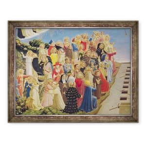 Tablou inramat - Fra Angelico - Judecata de Apoi tempera pe panou, 60 x 80 cm