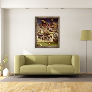 Tablou inramat - Fra Guido di Pietro Angelico - Thebaid, 60 x 80 cm - Img 2