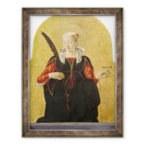 Tablou inramat - Francesco del Cossa - St Lucy, 70 x 90 cm
