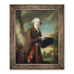 Tablou inramat - Francis Cotes - Portretul lui Charles Colmore, 50 x 60 cm