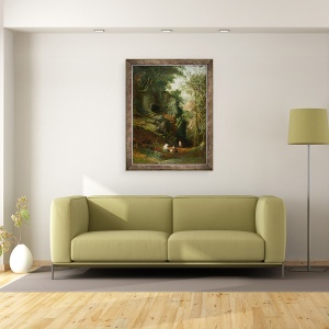 Tablou inramat - Francis Danby - Peisaj langa Clifton, 60 x 80 cm - Img 2