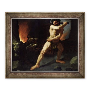 Tablou inramat - Francisco de Zurbaran - Hercule si Cerberus, 70 x 85 cm