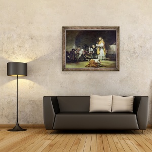 Tablou inramat - Francisco Jose de Goya y Lucientes - Comuniunea, 60 x 80 cm - Img 2