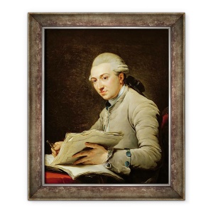 Tablou inramat - Francois Andre Vincent - Pierre Rousseau 1750-1810 1774, 50 x 60 cm