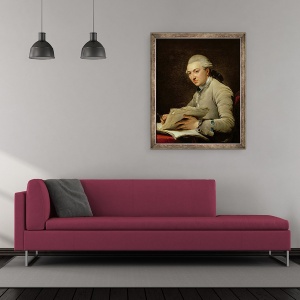 Tablou inramat - Francois Andre Vincent - Pierre Rousseau 1750-1810 1774, 50 x 60 cm - Img 2