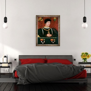 Tablou inramat - Francois Clouet - Portret De Henric al VI-lea al Angliei 1421-71, 70 x 90 cm - Img 3