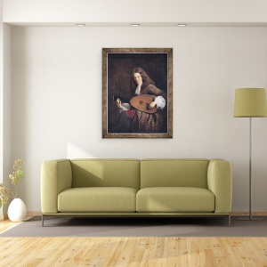 Tablou inramat - Francois de Troy - Charles Mouton 1626-99 1690, 60 x 80 cm - Img 2