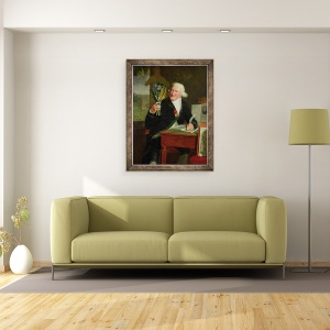 Tablou inramat - Francois Dumont - Portretul lui Antoine Parmentier 1737-1813 1812, 60 x 80 cm - Img 2