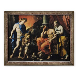 Tablou inramat - Francois Perrier - Orfeu inainte de Pluto si Persefona, 70 x 90 cm