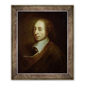 Tablou inramat - Francois Quesnel the Younger - Blaise Pascal 1623-62 c.1691, 70 x 85 cm