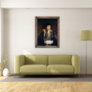 Tablou inramat - Francois Rivoire - Portretul lui Lucien Bonaparte 1775 - 1840 - Pictura de Napoleon Rivoire, 60 x 80 cm - Img 2