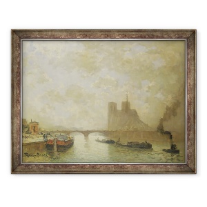 Tablou inramat - Frank Myers Boggs - Notre Dame, 60 x 80 cm