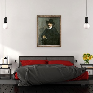 Tablou inramat - Frans Hals - Portretul unui barbat I, 70 x 90 cm - Img 3