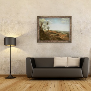 Tablou inramat - Frans Jansz Post - Satul Serinhaem, 60 x 80 cm - Img 2
