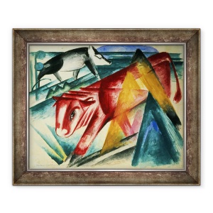 Tablou inramat - Franz Marc - Animale, 50 x 60 cm