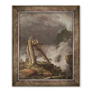Tablou inramat - Frederic Edwin Church - Furtuna in munti, 70 x 85 cm