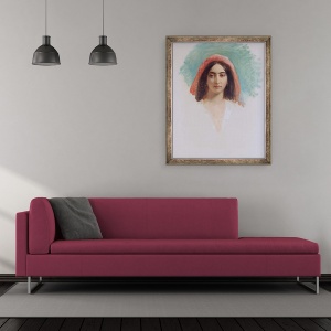 Tablou inramat - Frederic Leighton - Contadina, 50 x 60 cm - Img 2