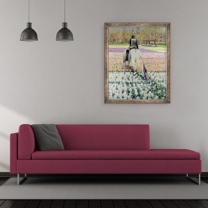 Tablou inramat - George Hitchcock - invins, 50 x 60 cm - Img 2