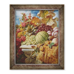 Tablou inramat - George Lance - Natura statica cu fructe, 50 x 60 cm