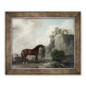 Tablou inramat - George Stubbs - Cato si mire, 50 x 60 cm