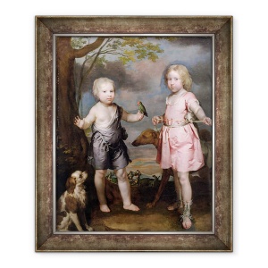 Tablou inramat - Gerard Soest - Lordul John Hay si Charles, 70 x 85 cm