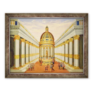 Tablou inramat - Giacomo Torelli - Actul I, 60 x 80 cm