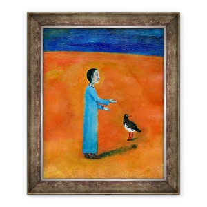 Tablou inramat - Gigi Sudbury - Catcher de stridii, 2005, 50 x 60 cm