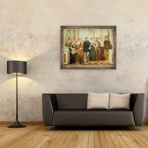 Tablou inramat - Giovanni Antonio Fasolo - Invitatie la dans, 60 x 80 cm - Img 2