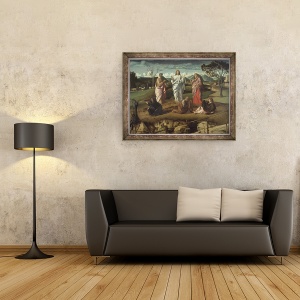 Tablou inramat - Giovanni Bellini - Transfigurarea, 60 x 80 cm - Img 2