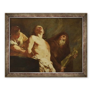 Tablou inramat - Giulia Lama - Martiriul Sfantului Ioan Evanghelistul, 70 x 90 cm