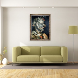 Tablou inramat - Giuseppe Arcimboldo - Apa, 60 x 80 cm - Img 2