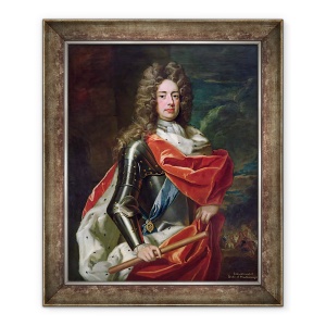Tablou inramat - Godfrey Kneller - Portretul lui John Churchill 1650-1722 Primul Duce de Marlborough, 50 x 60 cm