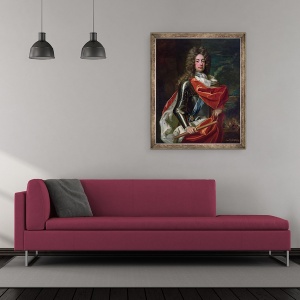 Tablou inramat - Godfrey Kneller - Portretul lui John Churchill 1650-1722 Primul Duce de Marlborough, 50 x 60 cm - Img 2