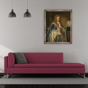 Tablou inramat - Godfrey Kneller - Robert Harley, primul conte de Oxford, 50 x 60 cm - Img 2