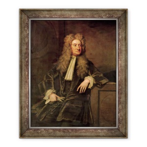 Tablou inramat - Godfrey Kneller - Sir Isaac Newton, 50 x 60 cm