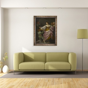 Tablou inramat - Guido Reni - Salome cu capul Sfantului Ioan Botezatorul, 60 x 80 cm - Img 2
