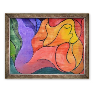 Tablou inramat - Guilherme Pontes - Recumbent, 60 x 80 cm