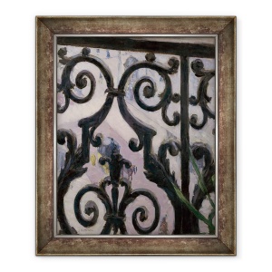 Tablou inramat - Gustave Caillebotte - Vedere de la un balcon, 70 x 85 cm