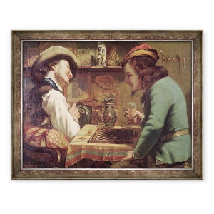 Tablou inramat - Gustave Courbet - Jocul de proiecte, 70 x 90 cm