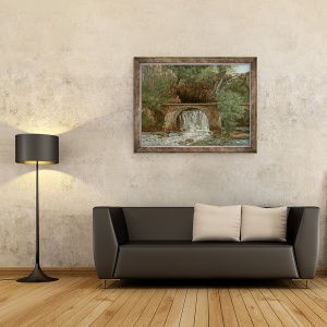 Tablou inramat - Gustave Courbet - Marele Podul, 60 x 80 cm - Img 2
