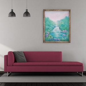 Tablou inramat - Hannibal Mane - Sunetul apei, 2012, 50 x 60 cm - Img 2