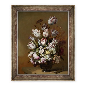 Tablou inramat - Hans Bollongier - Flori Natura statica, 50 x 60 cm