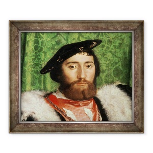 Tablou inramat - Hans Holbein the Younger - Ambasadorii I, 70 x 85 cm